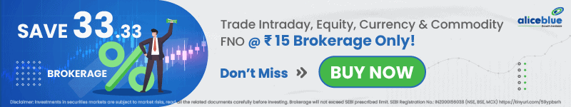Trade Intraday, Equity and Commodity in Alice Blue and Save 33.3% Brokerage.
